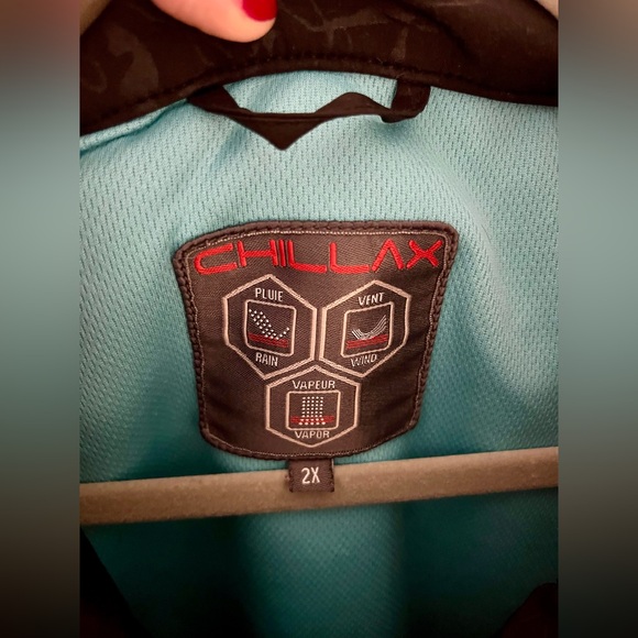 VGUC 2X Addition Elle’s Chillax Black Floral Raincoat - Picture 9 of 10